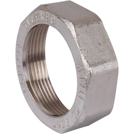 STOUT Разъемное соединение "американка" ВН, никелированное, уплотнение под гайкой по плоскости, 1? 1/2