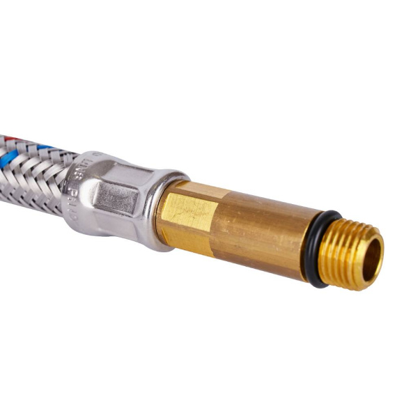 STOUT SHF-1035 Гибкая подводка для воды  M 10 (35мм) х ВР 3/8,  длина 1200 мм