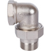 STOUT Разъемное угловое соединение "американка" ВН, никелированное 1"