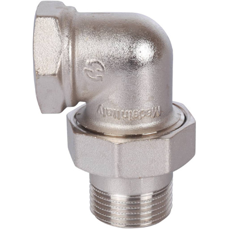 STOUT Разъемное угловое соединение "американка" ВН, никелированное 1"