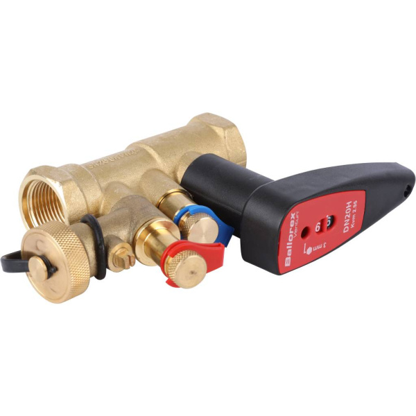 БРОЕН БРОЕН Venturi FODRV Клапан балансировочный ручной повышенной пропускной способности с дренажем резьбовой DN 020 PN 25 Kvs=5,72 м3/ч,артикул 4455000H-001003 [4455000h-001003]