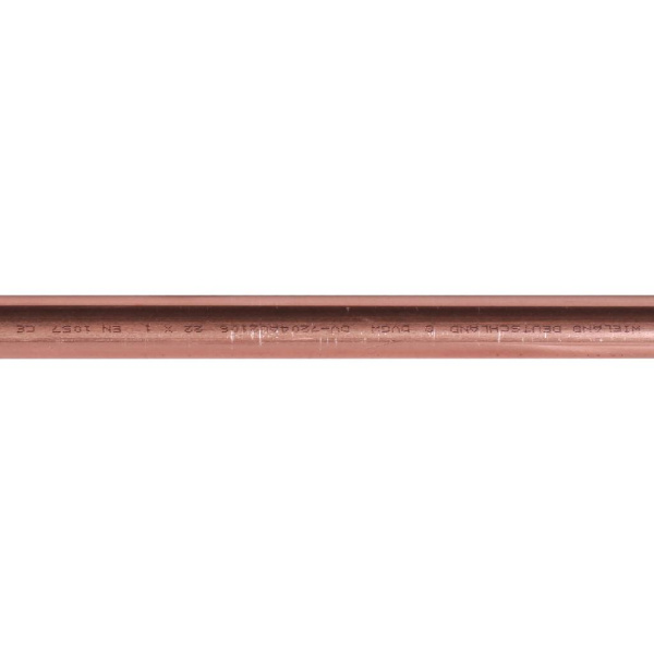 Wieland Труба медная неотожженная SANCO D 22 х 1,0 EN 1057 (50/1000), в штангах по 5 м