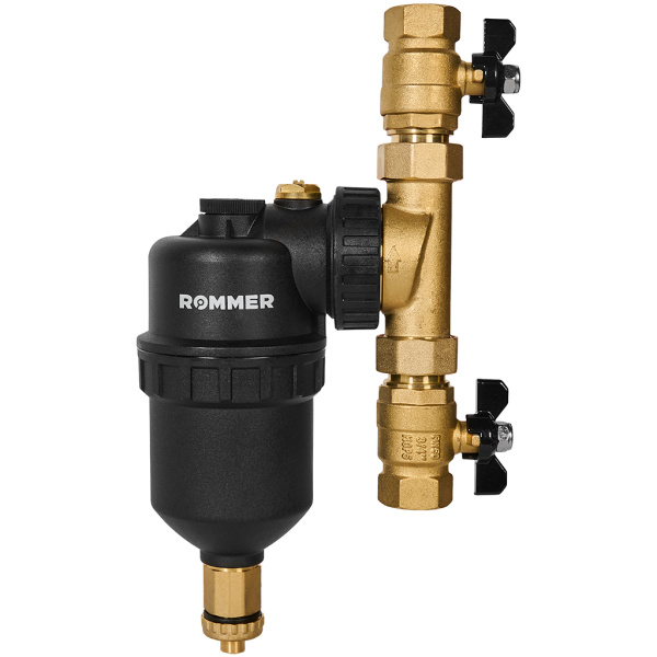 Магнитный сепаратор шлама ROMMER поворотный, ВР 3/4 корпус- композит, RFW-0081-000820