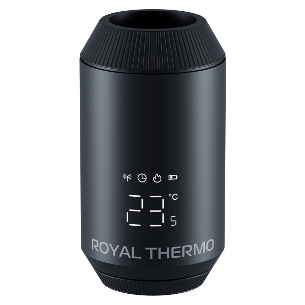 Термостат радиаторный электронный Royal Thermo Smart Heat 2.0, черный