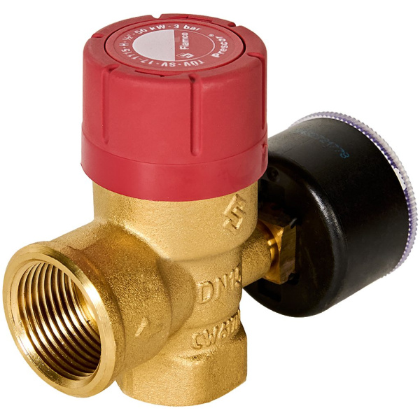 Распродажа: *27686 Flamco Предохранительный клапан с манометром'Prescomano 1/2 x 3/4 - 3bar TRD, 27686