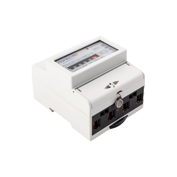 Пульсар Н00013899 счётчик электрической энергии однофазный электронный ?Пульсар? 1ш-1-5/60-0-1-0 однотарифный, механический индикатор, 60A, МПИ 16лет, гарантия 5лет