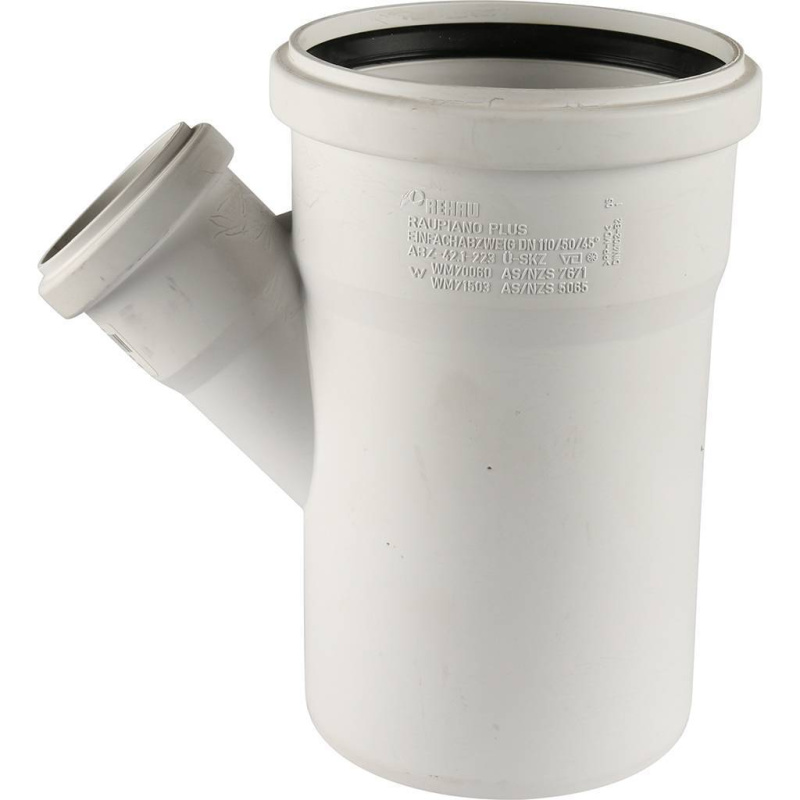 REHAU RAUPIANO PLUS 11213041001 Тройник 110/50/45°
