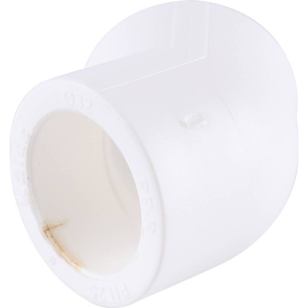 Kalde d=32 Угольник 45* для полипропиленовых труб под сварку (цвет белый)