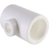 Политэк 40х20х40 Тройник переходной для полипропиленовых труб под сварку (цвет белый)