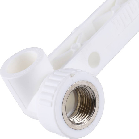 Kalde 20х1/2" Настенный комплект для смесителя для полипропиленовых труб под сварку (цвет белый)