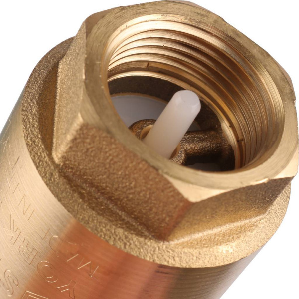 SVC-0012-000020 STOUT 3/4 Клапан обратный пружинный муфтовый с пластиковым седлом