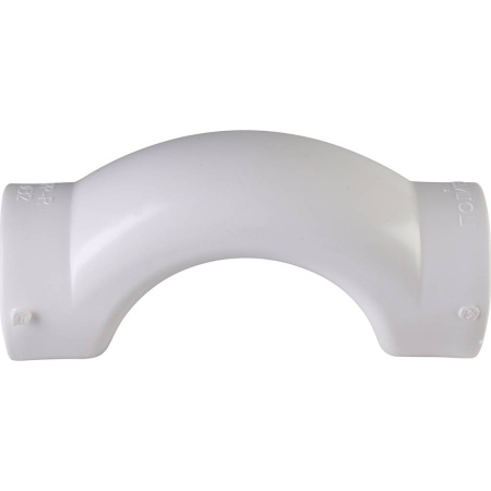 Политэк d=32 Обводное колено для полипропиленовых труб под сварку (цвет белый)