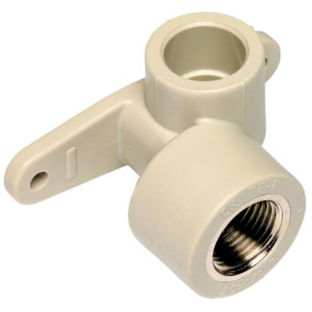 Ekoplastik ППР настенный угольник концевой правый 20х1/2''x90°