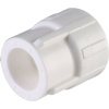 Политэк 20х1/2" Муфта комбинированная внутр. резьба для полипропиленовых труб под сварку (цвет белый)