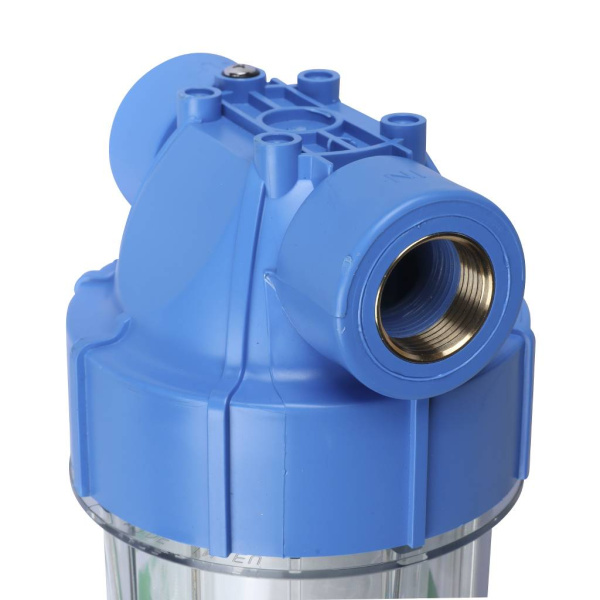 AquaFilter Фильтр 10SL,с возд. кл., лат. резьба 3/4"-ИТАЛЬЯНСКИЙ.Корпус, кронш, ключ и картр FHPR34-B1-AQ. (12)
