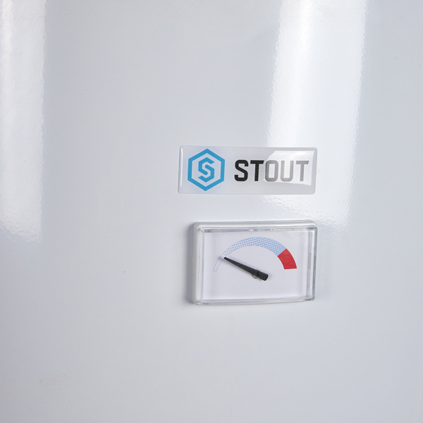 STOUT SWH-1110-050300 бойлер комбинированного нагрева напольный 300 л, один теплообменник, ТЭН 3 кВт