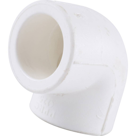 7B11000025 FIRAT Угольник 90* d=25 для полипропиленовых труб под сварку (цвет белый)