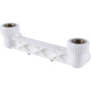 Kalde 20х1/2" Настенный комплект для смесителя для полипропиленовых труб под сварку (цвет белый)
