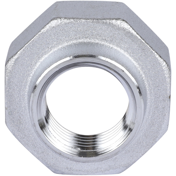 FAR Хромированный концевой переходник для коллекторов (ВР-ВР) 1" х 1/2"