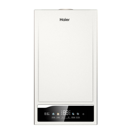 Котел настенный газовый/ двухконтурный/ турбированный Haier TechLine S 2.24TWs (СЕРЫЙ цвет корпуса) с OpenTherm и WiFi, GE0QP0E00RU