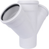 REHAU RAUPIANO PLUS 11229641001 Крестовина 110/110/110/45°