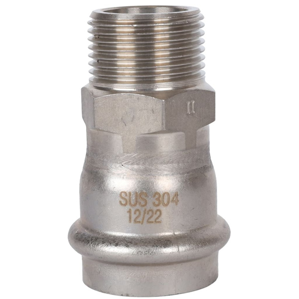 ROMMER RSS-0021-002834 ROMMER Переходник-НР, 28х3/4, из нержавеющей стали прессовой