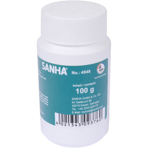 Sanha 4948 флюс для тверд. пайки, тип F-SH 1, 100 г, для медных труб под пайку