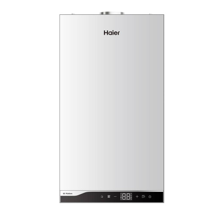Котел настенный газовый/ двухконтурный/ турбированный Haier TechLine S 2.24TWs (СЕРЫЙ цвет корпуса) с OpenTherm и WiFi, GE0QP0E00RU