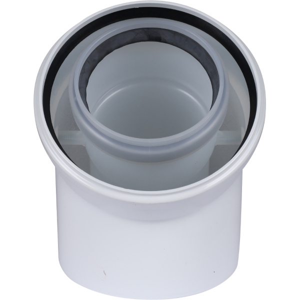 Buderus Колено концентрическое 45* DN 80/125