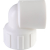 Политэк 25x3/4" Угольник с внутренней резьбой для полипропиленовых труб под сварку (цвет белый)
