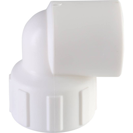 Политэк 25x3/4" Угольник с внутренней резьбой для полипропиленовых труб под сварку (цвет белый)