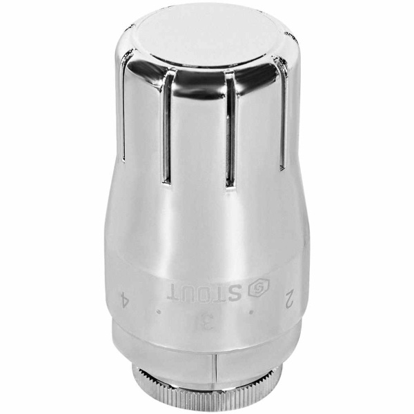 Комплект клапанов термостатических STOUT Design хром, прямой 1/2, SVTDK-0001-000015C