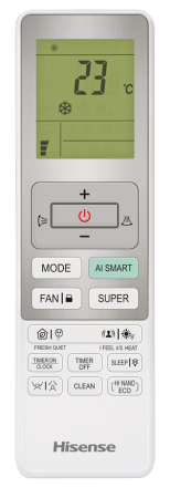 Внутренний блок настенного типа Hisense серии VISION PRO 2.0 MULTI Superior DC Inverter AS-13UW4RXVQH02G (комплект)