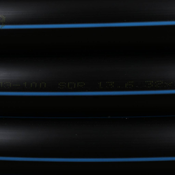 CYKLON ТРУБЫ НАПОРНЫЕ из полиэтилена ПЭ100 Труба напорн. ПЭ100 DN32х2,4 PN12,5 SDR 13,6 с син. полосой, метровая разметка (ОТГРУЗКА КРАТНО 10 М.)