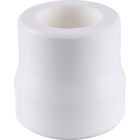 Kalde 63x50 Муфта переходная для полипропиленовых труб под сварку (цвет белый)