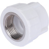 Политэк 32х1" Муфта комбинированная внутр. резьба для полипропиленовых труб под сварку (цвет белый)