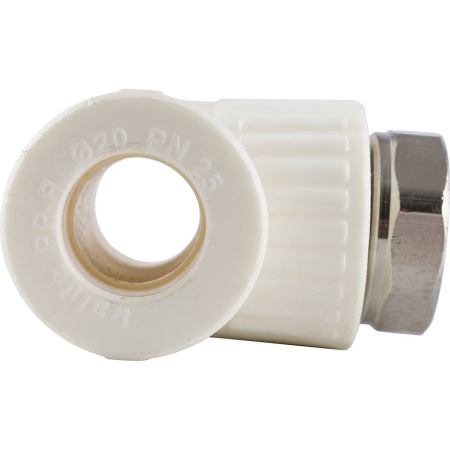 Kalde Тройник комбинированный с накидной гайкой 20х3/4"