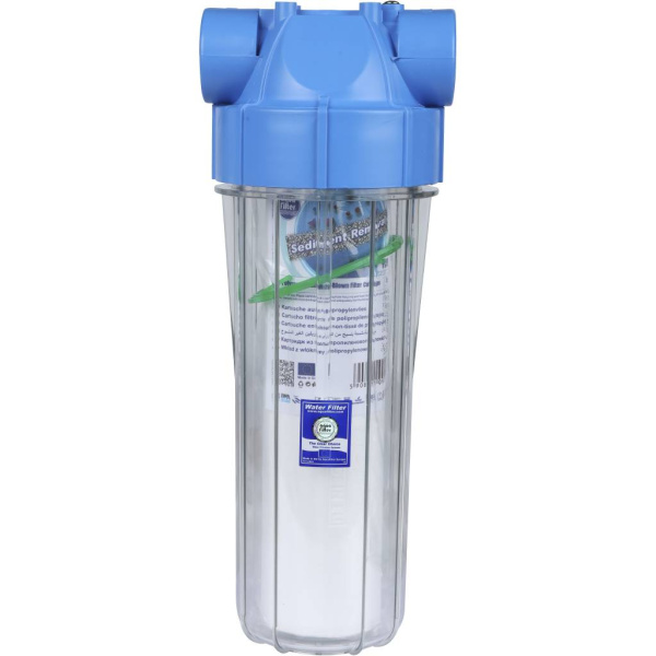 AquaFilter Фильтр 10SL,с возд. кл., лат. резьба 3/4"-ИТАЛЬЯНСКИЙ.Корпус, кронш, ключ и картр FHPR34-B1-AQ. (12)