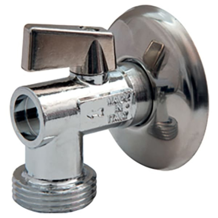 Кран шаровой латунный бытовой хром R614 G1/2 х3/4 НР Giacomini R614X004