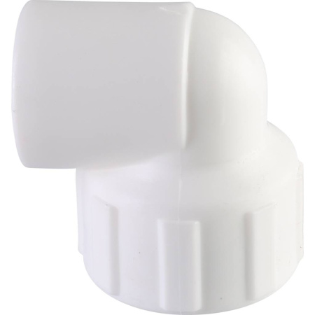 Политэк 20x3/4" Угольник с внутренней резьбой для полипропиленовых труб под сварку (цвет белый)