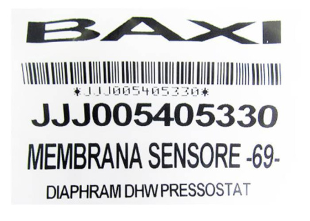 5405330 BAXI мембрана гидравлического переключателя