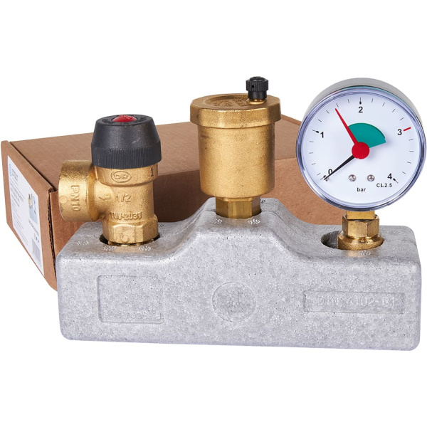 STOUT SVS-0040-055032 группа безопасности котла  (до 50 кВт) (в теплоизоляции) (503.528)