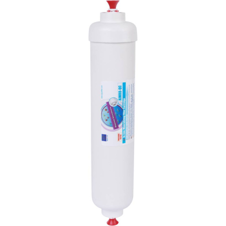 AquaFilter Линейный минерализатор для обратного осмоса (быстроразъёмное соединение John Guest, обогащение микроэлементами: кальций, магний, калий, натрий) AIMRO-QC