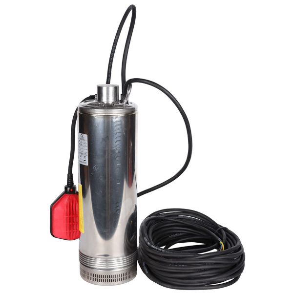 STOUT SPW-0001-200600 насос колодезный с поплавком, кабель 20 м, 230V, Q=90 л/мин, H=32м