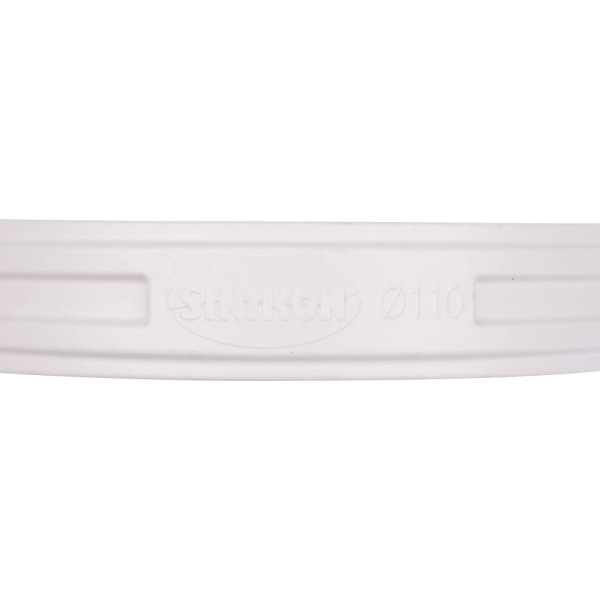 Sinikon KPP.110.K.D Хомут ПП D 110 белый СИНИКОН Комфорт Плюс со шпилькой и дюбелем