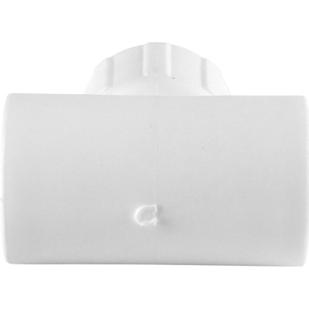 Политэк 25x1/2" Тройник с наружной резьбой для полипропиленовых труб под сварку (цвет белый)