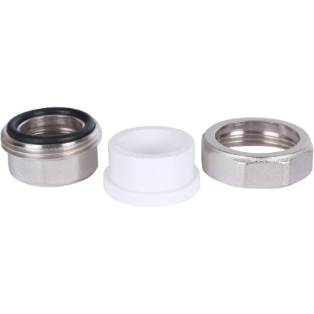 Политэк 25х1" Муфта разъемная с внутренней резьбой для полипропиленовых труб под сварку (цвет белый)