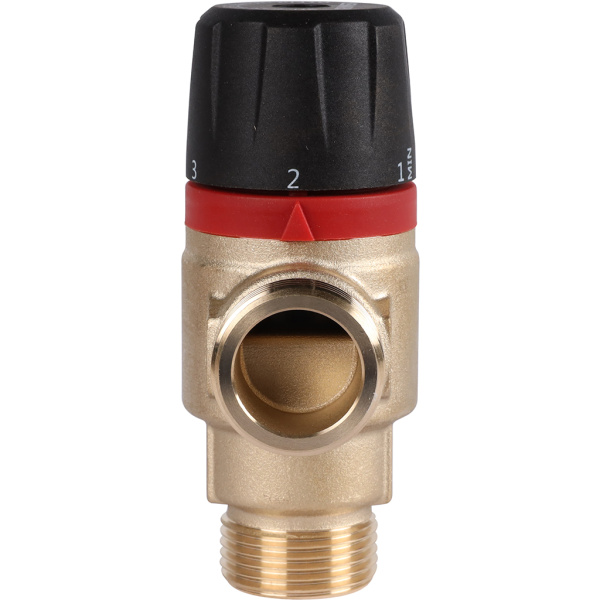 ROMMER RVM-1121-186520 ROMMER Термостатический смесительный клапан для систем отопления и ГВС 3/4  НР 30-65°С KV 1,8 (центральное смешивание)