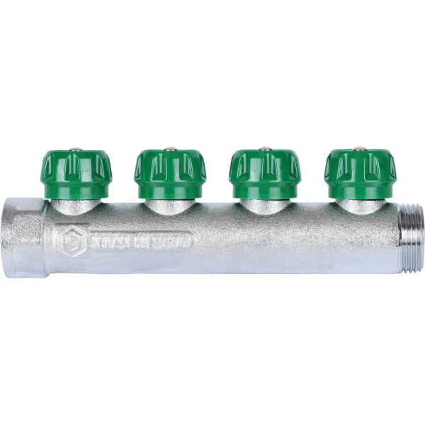 STOUT SMB-6850-013404 коллектор регулирующий 1 , 4 отвода 3/4 ЕК