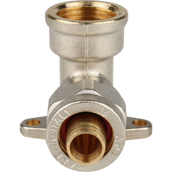 STOUT Угольник настенный с креплением 1/2"х16 для металлопластиковых труб винтовой